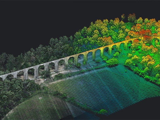 3D LiDAR point cloud of a Dubai interior