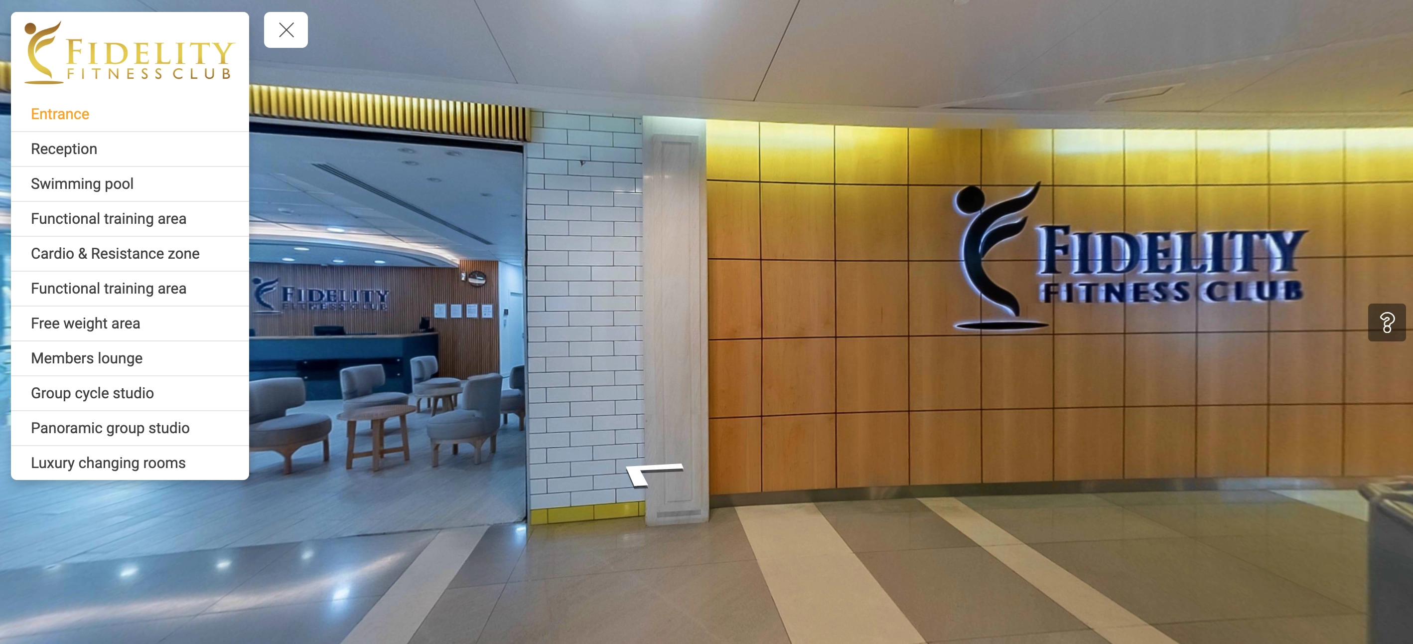 Fidelity Fitness Club - 360° Virtual Tours